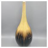 Narrow Mouth Glazed Drip Vase