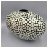 Modern Abalone Patterned Vase