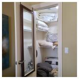 Contents of Closet w/ Bedding & Pillows Contents of Closet w/ Bedding & Pillows