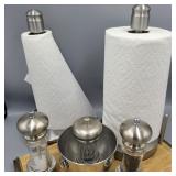 Lot w/ Stainless Paper Towel Dispensers Lot w/ Stainless Paper Towel Dispensers