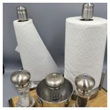 Lot w/ Stainless Paper Towel Dispensers