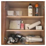 Household Contents in Guest Bath Cabinet