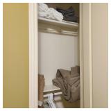 Contents of Closet w/ Bedding & Comforter Contents of Closet w/ Bedding & Comforter