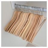 Lot of Wooden Hangers Lot of Wooden Hangers