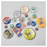 Lot of Political & Presidential Campaign Buttons