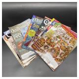 Quilting Magazines Mixed Lot of 9