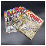 Lot of 11 Quilt Magazines