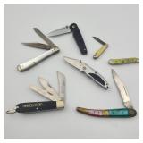 Lot of 7 Vintage Pocket Knives