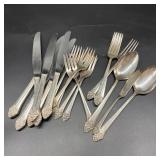 Silver Plate Flatware 1881 Rogers Rose 1948