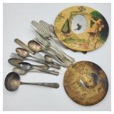 Antique Flatware & Memorial Pins