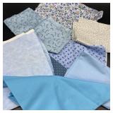 Quilting Lot of Mixed Blues