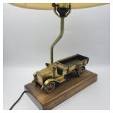 Vintage Brass Automobile Lamp