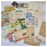 Lot of Misc. Ephemera w/ Green Stamps