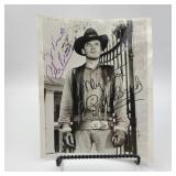 Autographed Peter Breck Photo