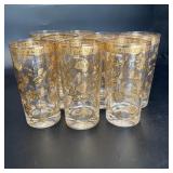 Gold Trim Glassware