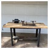 Lathe Work Table w/1/2 Amp motor