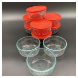 Pyrex Glass Containers with/without Lids  2 Cup