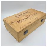 Wooden Mouton-Cadet Wine Chest Wooden Mouton-Cadet Wine Chest