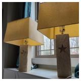 Austin Texas Quarried Limestone Western Lamps