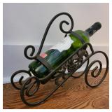 Wrought Iron Wine Bottle Holder