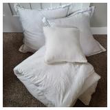 Lot of Large White Pillows & Comforter Lot of Large White Pillows & Comforter