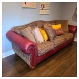 American Home Collection Paisley Sofa w/ Pillows American Home Collection Paisley Sofa w/ Pillows