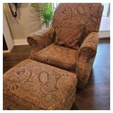 La-z-boy Classics Paisley Armchair & Ottoman La-z-boy Classics Paisley Armchair & Ottoman