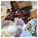 Lot w/ Straps, Gloves, Masks, & Toolbelt Lot w/ Straps, Gloves, Masks, & Toolbelt
