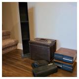 Lot w/ Cassette Storage, Case, & CD Tower