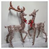 Lighted Reindeer Couple Lighted Reindeer Couple