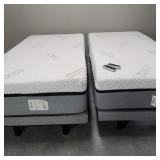 Pair of Exceptional Adjustable Twin Beds Pair of Exceptional Adjustable Twin Beds