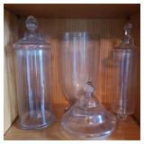 Shelf of Large Covered Glass Shelf of Large Covered Glass