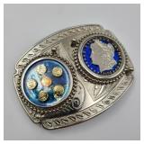 Coin Motif Belt Buckle