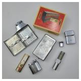 Ronson Case, Lighters, & Collier's Bank Lot Ronson Case, Lighters, & Collier's Bank Lot