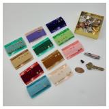 Lot w/ Birthstone Earrings & Trinkets Lot w/ Birthstone Earrings & Trinkets