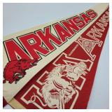 Vintage Arkansas Razorback Pennants Vintage Arkansas Razorback Pennants