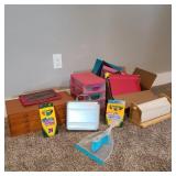 Lot of Organizing w/ Crafting Chest & Pencils Lot of Organizing w/ Crafting Chest & Pencils