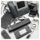 Lot of Misc. Electronics w/ Dell E-Port Plus II