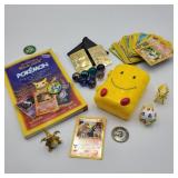 Lot of Pokemon Cards w/ Tokens & Marbles Lot of Pokemon Cards w/ Tokens & Marbles