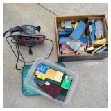 Craftsman Belt Sander & Abrasives Lot