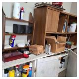 Cabinets & Contents w/ Cleaners & Paints