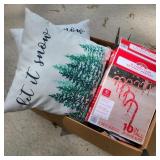 Lot of Christmas w/ Candy Cane Pathway Marker Lot of Christmas w/ Candy Cane Pathway Marker
