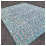 Bashian Verona Aqua Area Rug Bashian Verona Aqua Area Rug