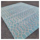 Bashian Verona Aqua Area Rug