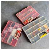 Lot of 3 Hardware Organizers & Contents Lot of 3 Hardware Organizers & Contents
