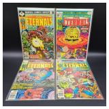 Lot of 4 Marvel The Eternals Comics