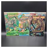 Topps Jurassic Park Comics 1, 2, & 4