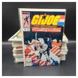 Lot of 55 G.I. Joe A Real American Hero Comics