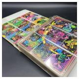 Binder 3 of Skybox Marvel Trading Cards