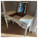 Antiqued Vintage Vanity w/ Mirror Antiqued Vintage Vanity w/ Mirror